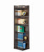 Pinckard 6-tier Corner Bookcase Cappuccino - Furniture Land (Milwaukee, WI)