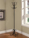 Kiefer Coat Rack with 12 Hooks Black - Furniture Land (Milwaukee, WI)