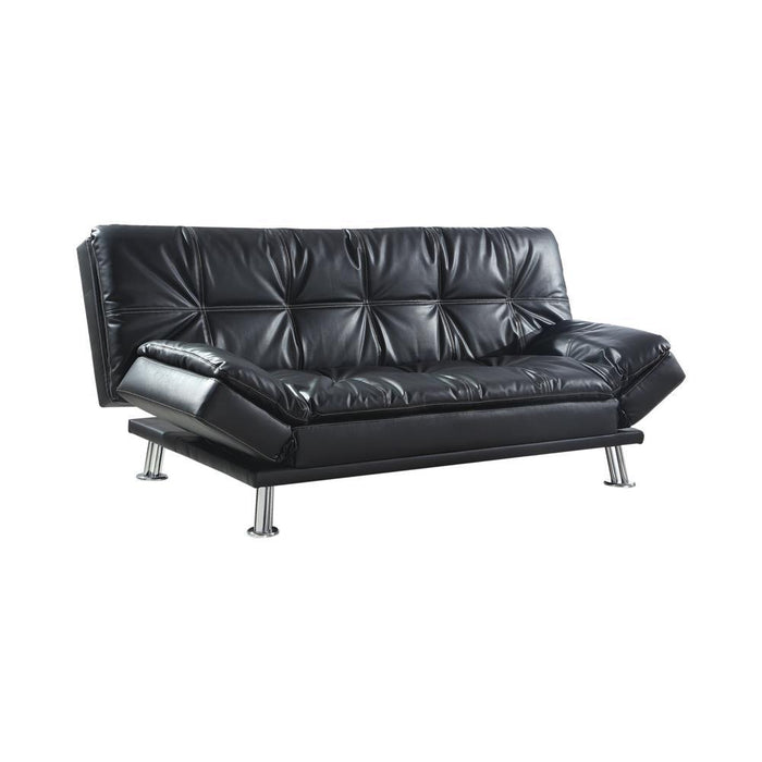 Dilleston Tufted Back Upholstered Sofa Bed Grey - Furniture Land (Milwaukee, WI)