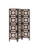Vulcan 3-panel Geometric Folding Screen Tan and Cappuccino - Furniture Land (Milwaukee, WI)