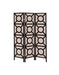Vulcan 3-panel Geometric Folding Screen Tan and Cappuccino - Furniture Land (Milwaukee, WI)