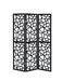 Nailan 3-panel Open Mosaic Pattern Room Divider Black - Furniture Land (Milwaukee, WI)
