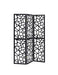 Nailan 3-panel Open Mosaic Pattern Room Divider Black - Furniture Land (Milwaukee, WI)