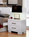 Jessica Nightstand Panels White (Set of 2) - Furniture Land (Milwaukee, WI)