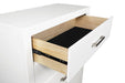 Jessica 5-drawer Chest White - Furniture Land (Milwaukee, WI)