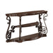 Laney Sofa Table Deep Merlot and Clear - Furniture Land (Milwaukee, WI)