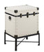 Nancy Accent Cabinet with Nailhead Trim White - Furniture Land (Milwaukee, WI)