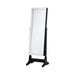 Cortez Storage Jewelry Cheval Mirror Black - Furniture Land (Milwaukee, WI)