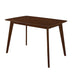 Kersey Dining Table with Angled Legs Chestnut - Furniture Land (Milwaukee, WI)