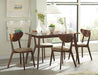 Kersey Dining Table with Angled Legs Chestnut - Furniture Land (Milwaukee, WI)