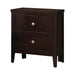 Carlton 2-drawer Rectangular Nightstand Cappuccino - Furniture Land (Milwaukee, WI)