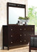 Carlton 6-drawer Rectangular Dresser Cappuccino - Furniture Land (Milwaukee, WI)