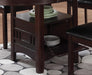 Lavon Dining Table with Storage Espresso - Furniture Land (Milwaukee, WI)