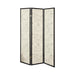 Felice 3-panel French Script Print Folding Screen Espresso - Furniture Land (Milwaukee, WI)