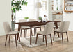 Malone Rectangular Dining Table Dark Walnut - Furniture Land (Milwaukee, WI)