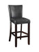 Alberton Upholstered Bar Stools Black and Cappuccino (Set of 2) - Furniture Land (Milwaukee, WI)