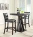 Alberton Upholstered Bar Stools Black and Cappuccino (Set of 2) - Furniture Land (Milwaukee, WI)