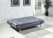 Dilleston Tufted Back Upholstered Sofa Bed Grey - Furniture Land (Milwaukee, WI)