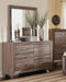 Kauffman 6-drawer Dresser Washed Taupe - Furniture Land (Milwaukee, WI)