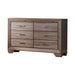 Kauffman 6-drawer Dresser Washed Taupe - Furniture Land (Milwaukee, WI)