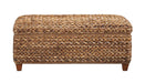 Laughton Hand-Woven Banana Leaf Storage Trunk Amber - Furniture Land (Milwaukee, WI)