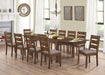 Alston Ladder Back Dining Side Chairs Knotty Nutmeg and Grey (Set of 2) - Furniture Land (Milwaukee, WI)