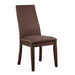 Spring Creek Upholstered Side Chairs Rich Cocoa Brown (Set of 2) - Furniture Land (Milwaukee, WI)