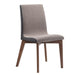 Redbridge Upholstered Side Chairs Grey and Natural Walnut (Set of 2) - Furniture Land (Milwaukee, WI)