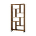Delwin 10-shelf Bookcase Antique Nutmeg - Furniture Land (Milwaukee, WI)