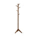 Devlin Coat Rack with 6 Hooks Walnut - Furniture Land (Milwaukee, WI)