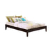 Hounslow California King, E.King, & Queen Universal Platform Bed Cappuccino - Furniture Land (Milwaukee, WI)