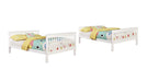 Chapman Full Over Full & Twin Over Full Bunk Bed Black & White - Furniture Land (Milwaukee, WI)