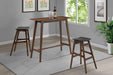 Finnick Rectangular Bar Table Walnut - Furniture Land (Milwaukee, WI)