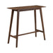 Finnick Rectangular Bar Table Walnut - Furniture Land (Milwaukee, WI)