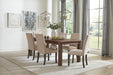 Coleman Rectangular Dining Table Rustic Golden Brown - Furniture Land (Milwaukee, WI)