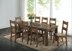 Coleman Dining Side Chairs Rustic Golden Brown (Set of 2) - Furniture Land (Milwaukee, WI)