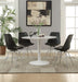 Lowry Round Dining Table White - Furniture Land (Milwaukee, WI)