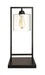 Shoto Glass Shade Table Lamp Black - Furniture Land (Milwaukee, WI)