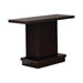 Reston Pedestal Sofa Table Cappuccino - Furniture Land (Milwaukee, WI)