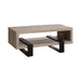 Dinard Coffee Table with Shelf Grey Driftwood - Furniture Land (Milwaukee, WI)