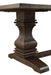 Parkins Double Pedestals Dining Table Rustic Espresso - Furniture Land (Milwaukee, WI)