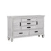 Franco 5-drawer Dresser Antique White - Furniture Land (Milwaukee, WI)
