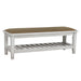 Franco Bench Brown and Antique White - Furniture Land (Milwaukee, WI)