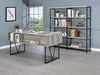 Analiese 4-shelf Open Bookcase Grey Driftwood - Furniture Land (Milwaukee, WI)