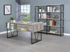 Analiese 4-shelf Open Bookcase Grey Driftwood - Furniture Land (Milwaukee, WI)