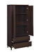 Wadeline 2-door Tall Accent Cabinet Rustic Tobacco - Furniture Land (Milwaukee, WI)