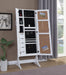 Doyle Jewelry Cheval Mirror with Picture Frames White - Furniture Land (Milwaukee, WI)