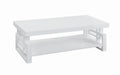 Schmitt Rectangular Coffee Table High Glossy White - Furniture Land (Milwaukee, WI)