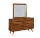 Robyn 6-drawer Dresser Dark Walnut - Furniture Land (Milwaukee, WI)