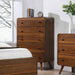 Robyn 5-drawer Chest Dark Walnut - Furniture Land (Milwaukee, WI)